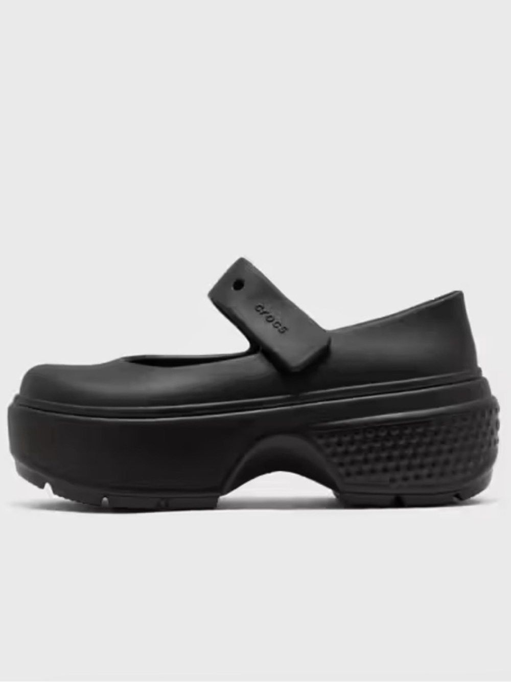 CROCS Stomp Black Platform Mary Jane Clog Women’s Size 10